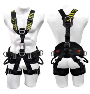 arnes dielectrico anticaidas de sujeción pelvico pectoral en y con 5 putnos de anclaje