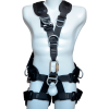 Arnés anticaidas de sujección pelvico-pectoral en x con 5 pts en acero inoxidable de anclaje