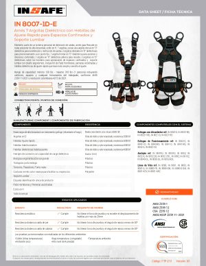 ficha tecnica de arnes dielectrico ficha tecnica de arnes dielectrico