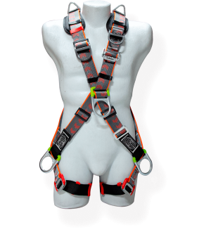 ARNÉS MULTIPROPÓSITO EN X CON 6 PUNTOS