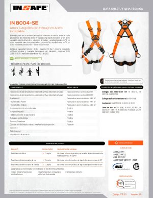 ARNES 4 ARGOLLAS CON HERRAJE EN ACERO INOXIDABLE