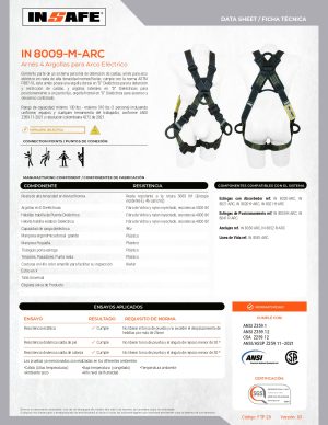 ARNÉS 4 ARGOLLAS PARA ARCO ELÉCTRICO